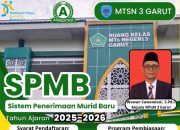 MTSN 3 Garut Buka Pendaftaran Siswa Baru Tahun Ajaran 2025-2026